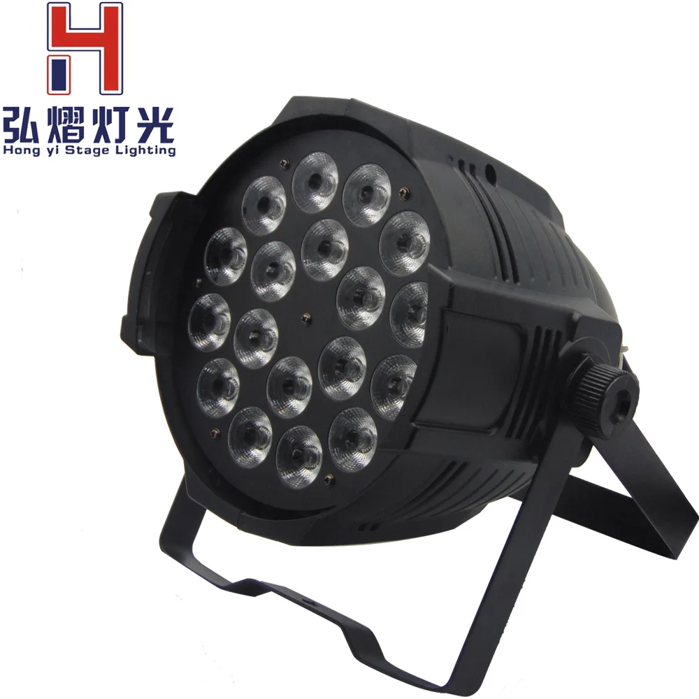 

Mini 1pcs/lot Aluminum 18x12W RGBW 4in1 LED Par Can 64 led spotlight dj projector wash