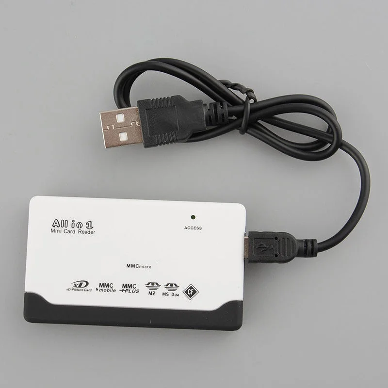 Все-в-1 кард-ридер USB 2,0 компьютер ноутбук смартфон компоненты Micro SD XD MMC MS CF SDHC TF карты памяти аксессуары