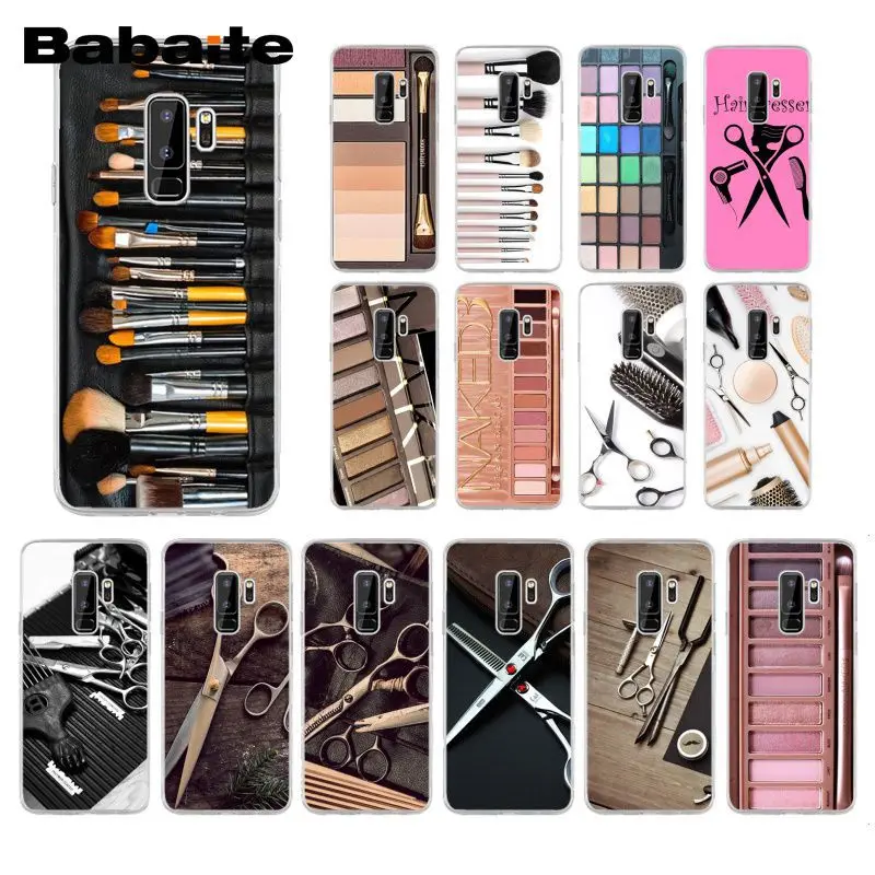 

Babaite Naked Palette Fashion Glam Makeup Palette tools hair stylist Phone Case for Samsung Galaxy S7 S6 edge plus S5 S9 S8 plus