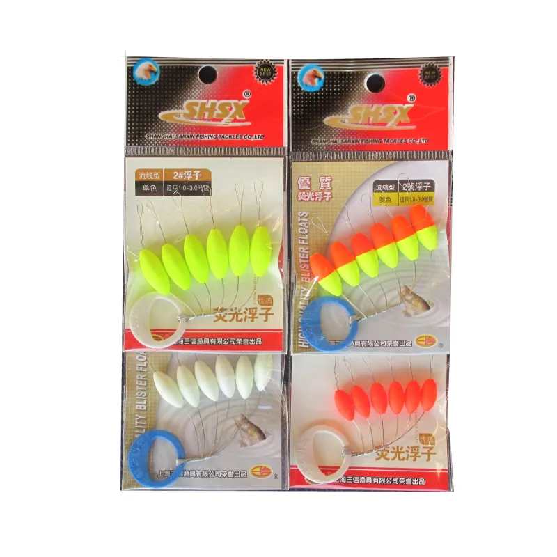 

High Quality 30pcs/lot Oval Mini Fishing Float Bobber Rig Making Floating Beans Red/Yellow/Mix Striking Floater Easy Use B192