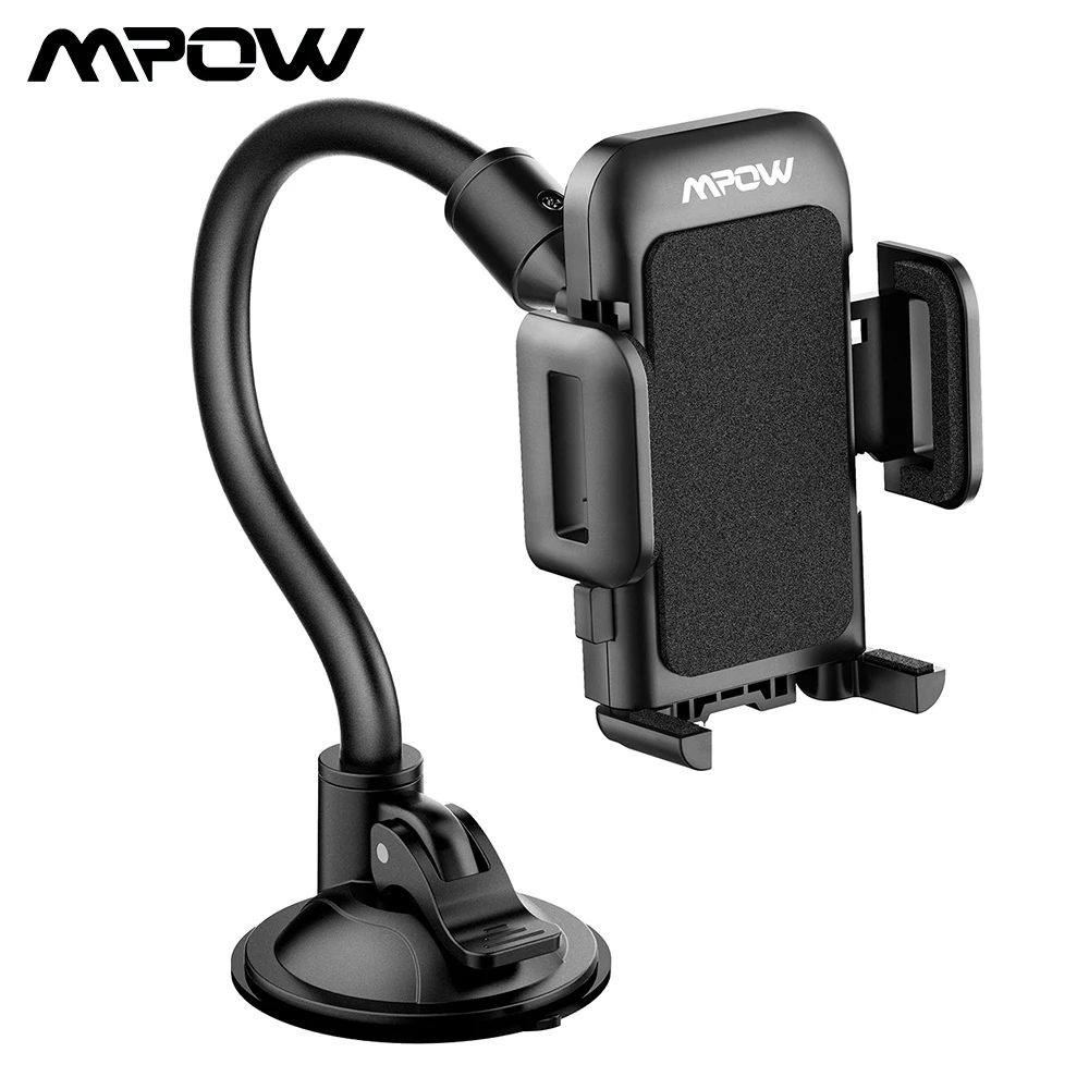 Billige Mpow CA033 Universal Lange Arm Auto Telefon Halter mit Einfach Touch   Anti skid Basis Für iPhone X  XS Xiaomi 4,0 6,0 Zoll Smartphone