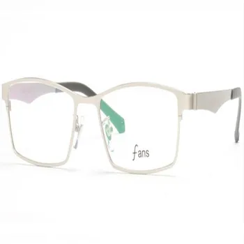 

MONGOTEN Business Men Alloy Full Rim Multi-focal Progressive Lens Optical Eyewear Frame Silver Black See Near Far Reading Frame