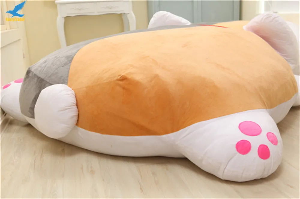 Fancytrader 巨大なぬいぐるみ ぬいぐるみ Essei Cat ソファベッド 寝袋 ノベルティ ギフト 210x150cm Ft Plush Stuffed Giant Carpetcarpet Giant Aliexpress