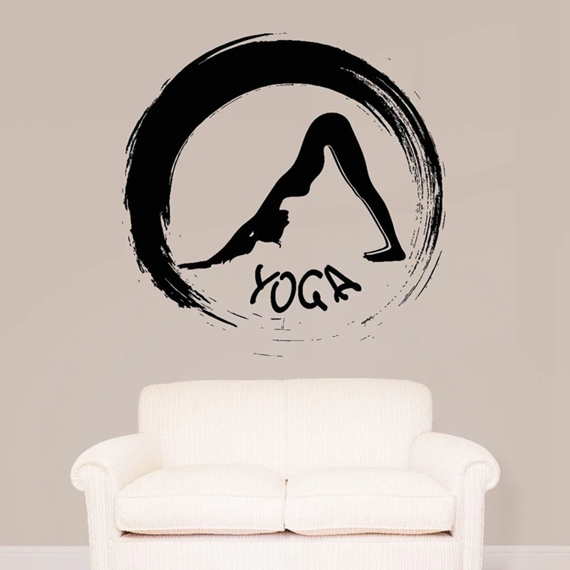 

Buddha Quotes Namaste Wall Decals Yoga Mandala Wall Stickers Living Rooms DIY Home Decor YogaDecoration