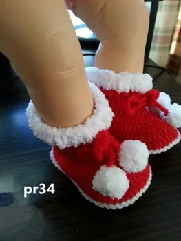 

Handmade Crochet Baby shoes. Free Shipping