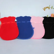 Модные бархатные 10.5*12 см Тыква украшения упаковка мешок подарков шнурок мешок шнур карман 100 шт./лот