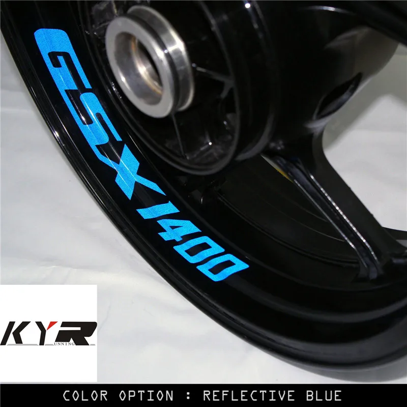8 X CUSTOM INNER RIM DECALS WHEEL Reflective STICKERS 