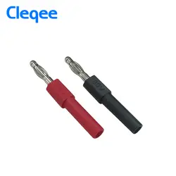 Горячие Cleqee P7021 2 шт. 4 мм Мужской до 2 мм женщина разъем типа "банан" Jack для Динамик Тесты зонды конвертер разъемы