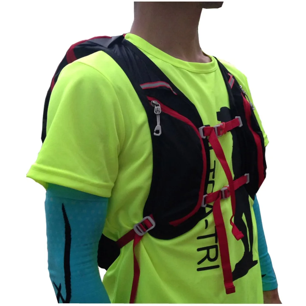 ULTRA-TRI гидратации рюкзак легкие туристические бег гонка Велоспорт Туризм Спорт на открытом воздухе сумка черный 15L