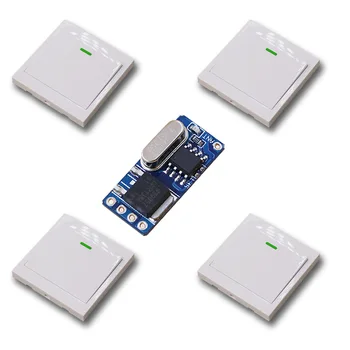 

DC3.7V 4.5V 5V 6V 7.4V 9V 12V Mini Small Volume RF Remote Control Switch Transmitter System Momentary Toggle Latched Adjustable