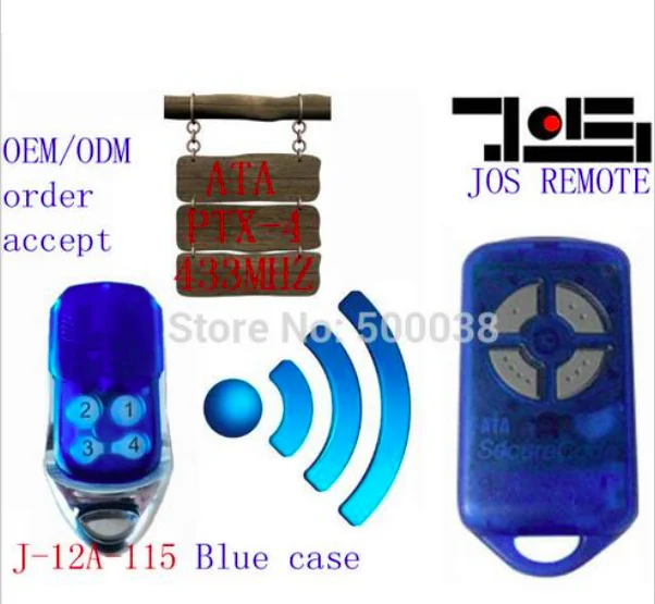 

ATA PTX4 garage gate remote control replacement