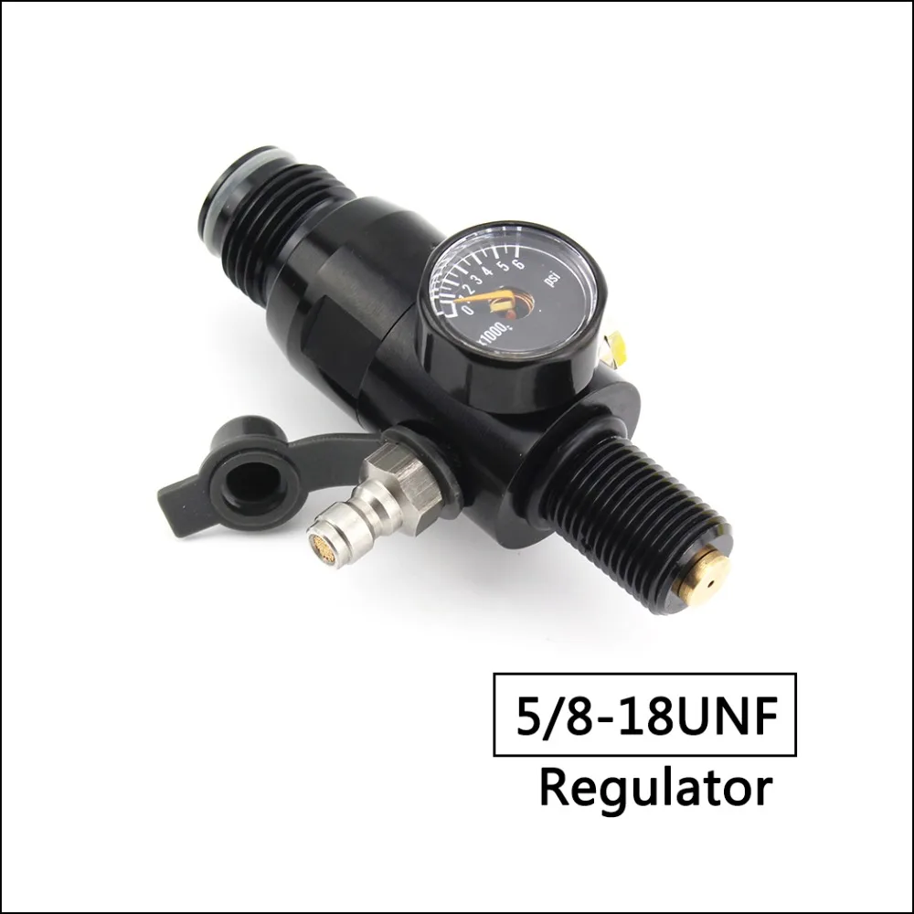 Paintball Airsoft PCP 5/8 18 UNF HPA Tank Regulator Valve 850psi