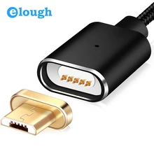 Elough Magnetic Cable Magnetic Charger Micro USB Cable For Xiaomi Samsung Android Mobile Phone Charge Magnet Microusb Cable Wire