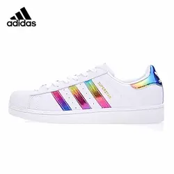 Оригинальные аутентичные Adidas SUPERSTAR трилистник для мужчин женщин унисекс Скейтбординг Классическая обувь 2019 Спортивная дизайнер S81015