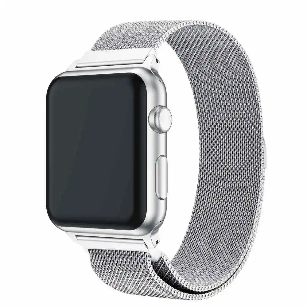 Ремешок для часов Milanese из нержавеющей стали Apple Watch 1/2/3 42 мм 38 40 44 мм|Ремешки часов| |