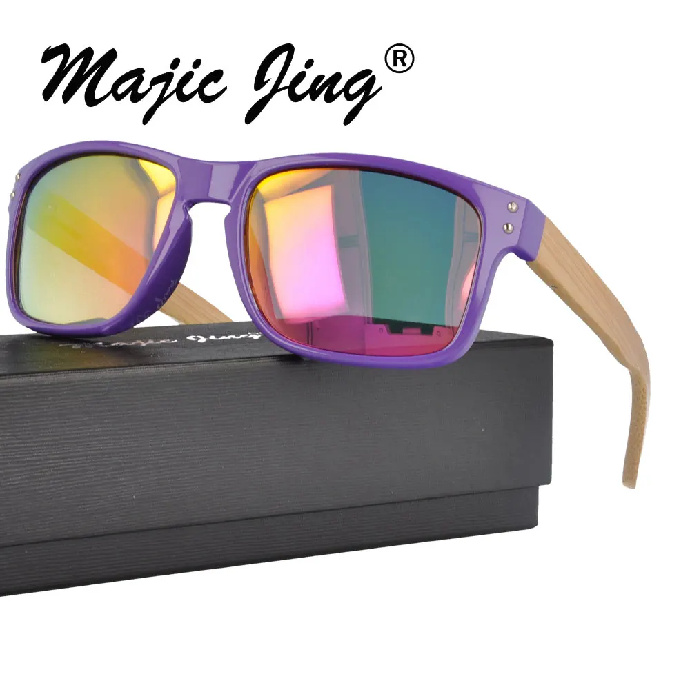 

Magic Jing Plastic Sunglasses Sunshade Bamboo Temple Spring Hinge Polarized 1207