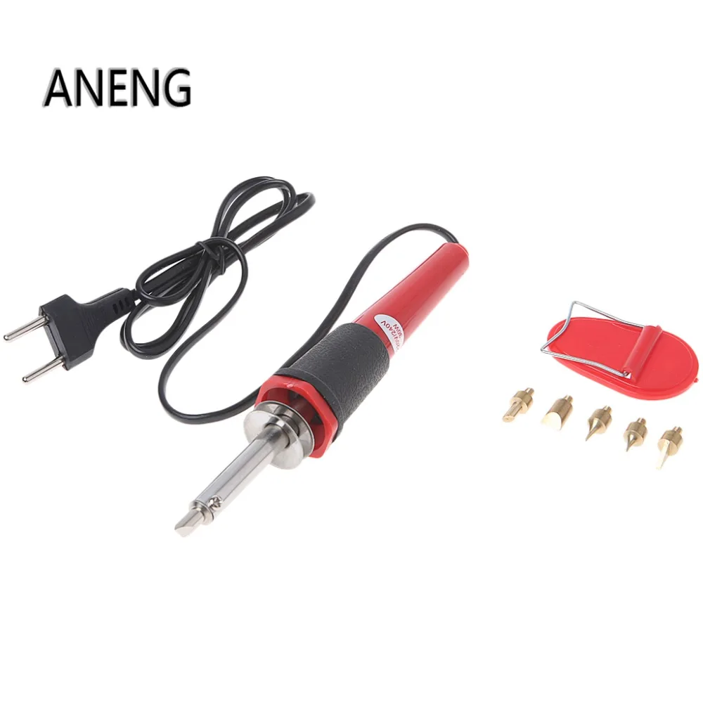 ANENG Wood Pyrography Tool Set 30W Soldering Iron Tool Set Woodburning Solder photo