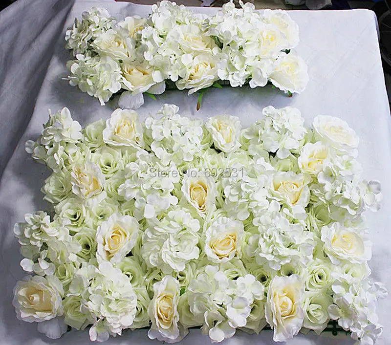 SPR 고품질 10pcs / lot 웨딩 꽃 벽 무대 또는 배경 장식 도매 인공 꽃 테이블 중심
