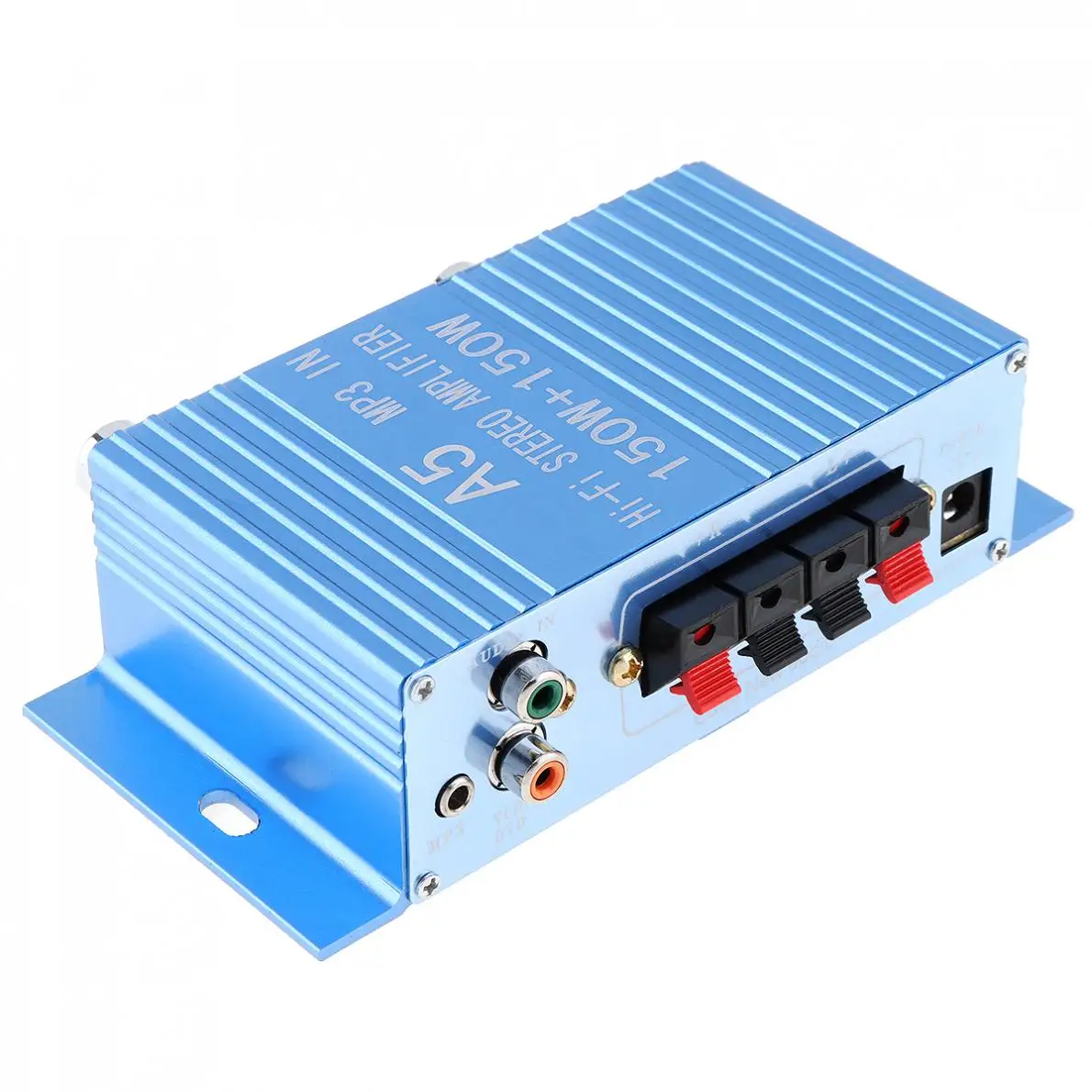 Двухканальный Hi Fi стереоусилитель A15 DC12V 2 0 150 Вт + с интерфейсом 3 5 AUX для
