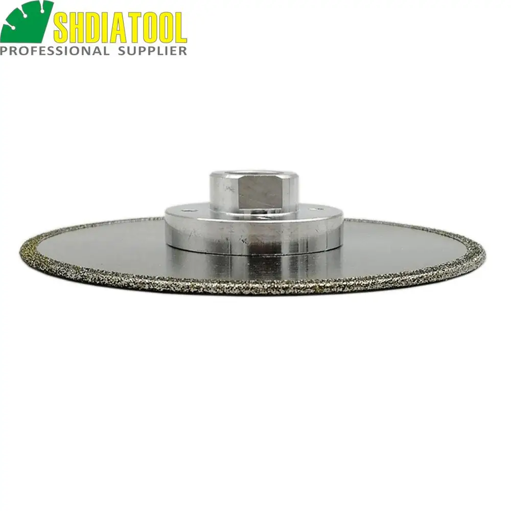 2pcs Single sided Electroplated Diamond cutting & grinding discs for granite with M14 Flange
