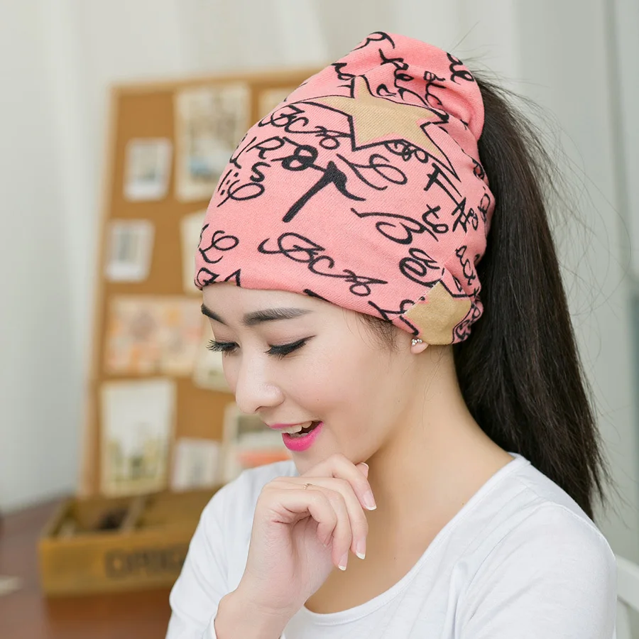 

M MISM Hot Selling Pink Spring Autumn Women's Hip Hop Cap Korea Style Printed With Letter Fashion Beanie Cotton Daily Wear Hat