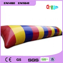 Free Shipping 9*3m 0.9mm PVC Inflatable Water Blob Jumping Pillow Water Blob Jumping Bag Inflatable Trampoline