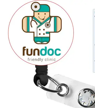 

Cute Cartoon Doctor retractable id badge reel 10pcs/lot