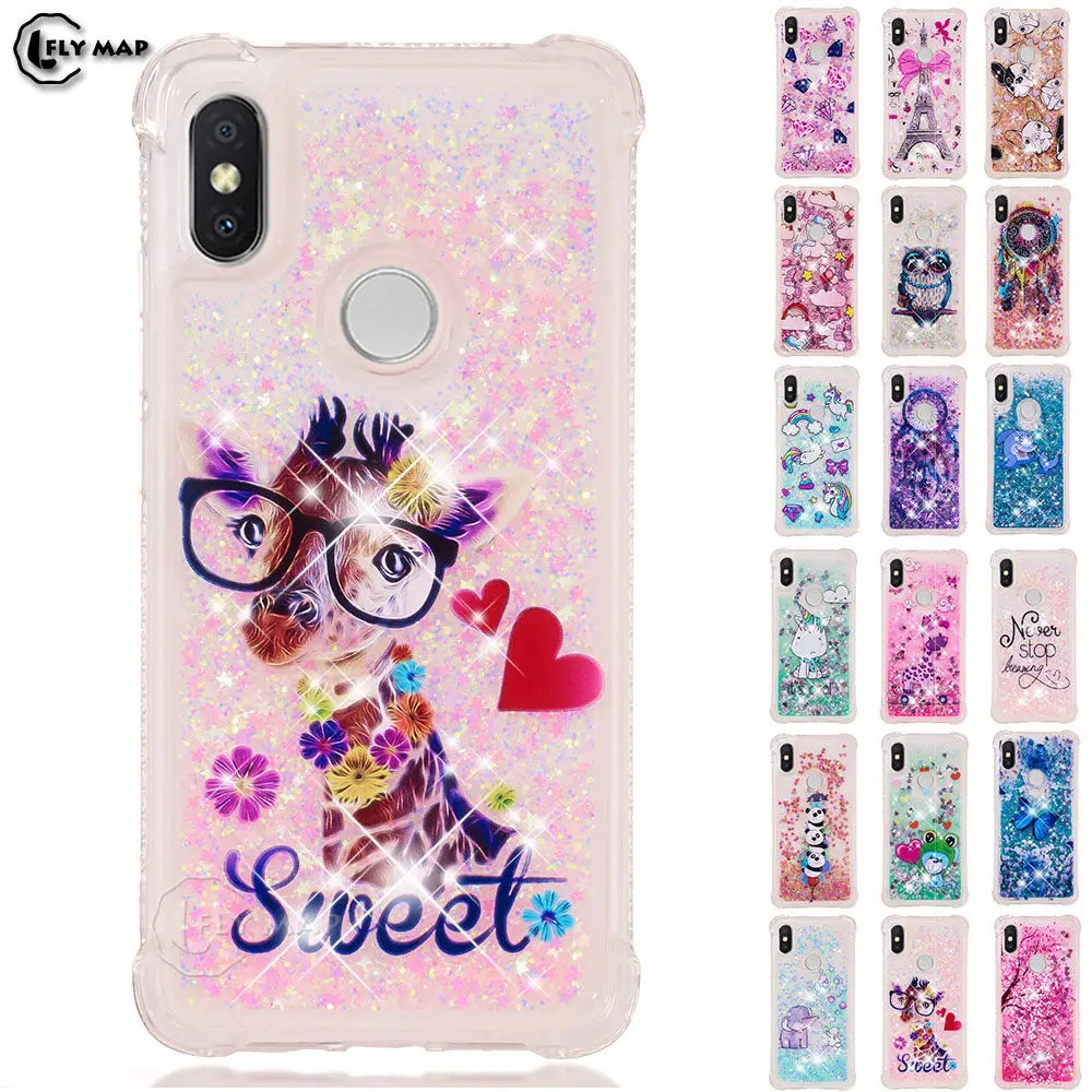 Quicksand Cover For Xiaomi Redmi Y2 2Y Dynamic Liquid TPU Silicone Phone Case Xiao mi Red S2 2S 2 Y S RedmiY2 Coque Capa |