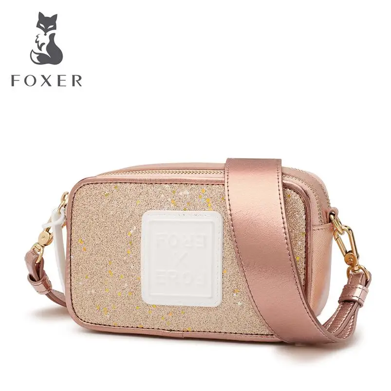 

FOXER bag for women 2019 new women Cowhide materia fashion luxury handbags women bags designer Casual handbag women leather bags