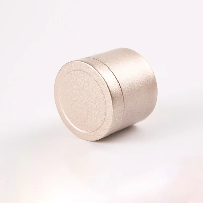 S Aluminum Tea Container Fresh-keeping Sealed Coffee Powder Cans Candle Storage Boxes Portable Travel Tea Bag Organizer