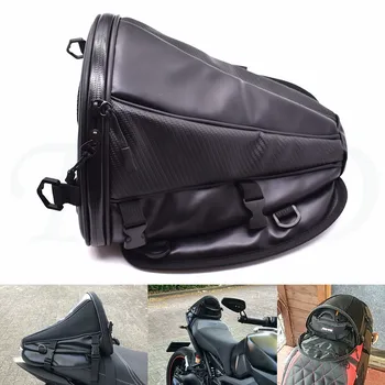 

New carbon fiber color motorcycle tail bag seat backpack handbag For kawasaki ZXR400 GPZ500S/EX500R NINJA ZR750 ER-5 Z750S NINJA