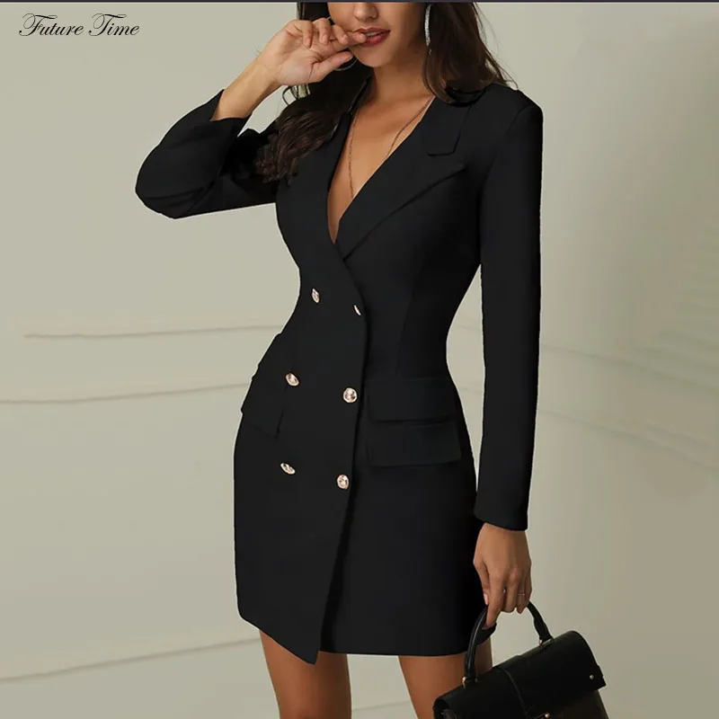 Dress Suits Women Fashion Woman Clothing Blazer & Suits Long Sleeve