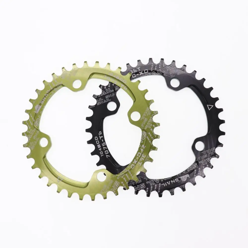 DECKAS 104bcd MTB Bike Narrow Wide Chainring CNC Single Chain ring 32//34//36//38T