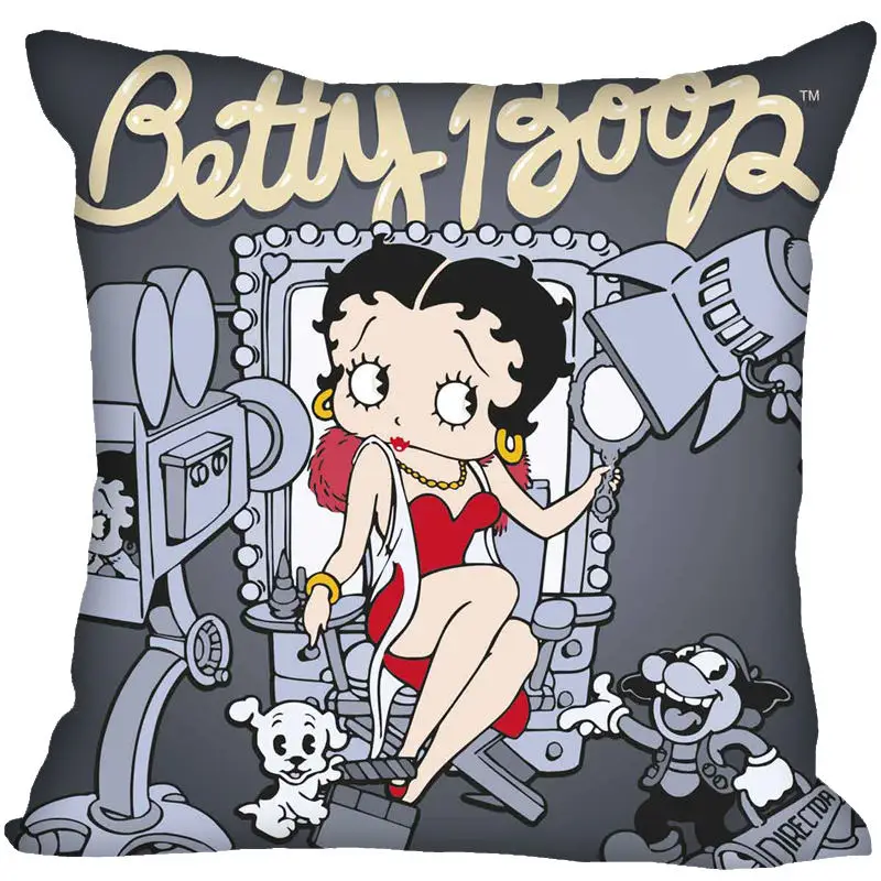 Горячая betty boop квадратная Подушка Чехол на заказ для подушки на молнии Наволочка Чехол на заказ Ваш образ - Цвет: Pillowcase