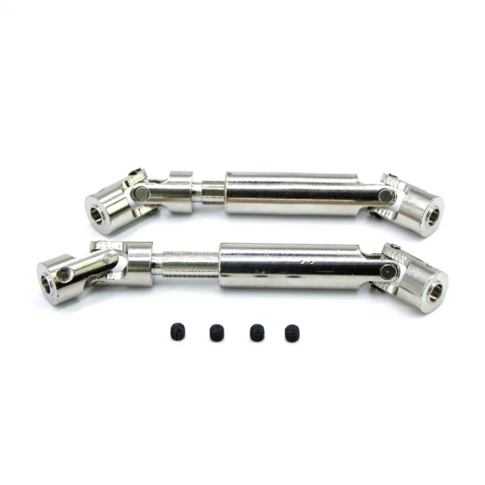 

2pcs Upgrade Metal Driving Shaft for 1/10 RC Car HPI HSP Wltoy Traxxas Axial Tamiya Redcat
