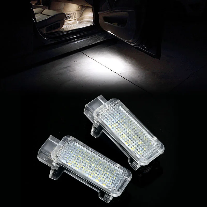 

2 Pcs Canbus LED Glove Box Foot Light For VW Touareg Tiguan Skoda Roomster Audi A3 Q5