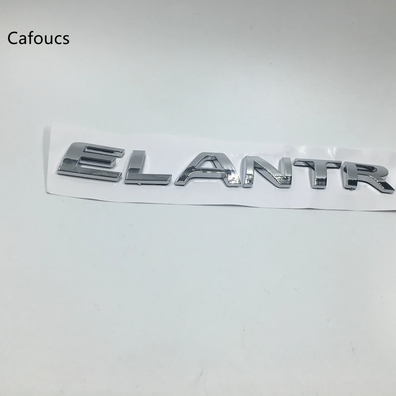 Cafoucs для Hyundai Elantra Автомобильные буквы заднего багажника значок наклейка на