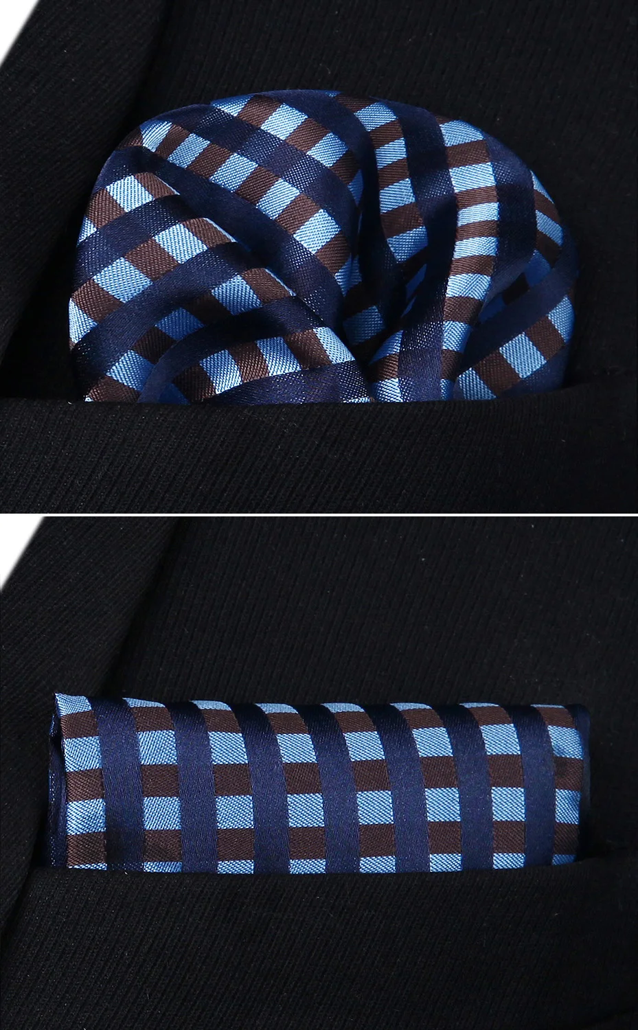 TC612B8S, клетчатый синий шелковый галстук в клетку, 3,4 дюймов, вечерние, свадебные носовые платки, тканый классический мужской галстук, галстук
