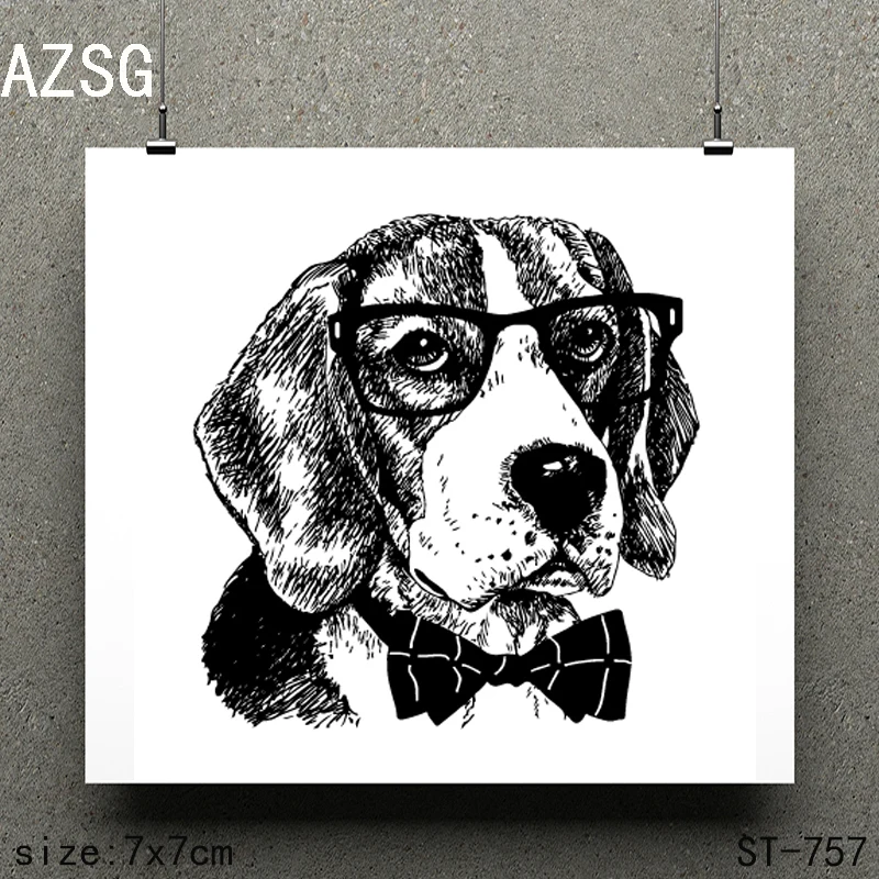 

AZSG Golden Retriever Dog Transparent Silicone Clear Stamps For Scrapbooking DIY Clip Art / Album Decoration Stamps Crafts