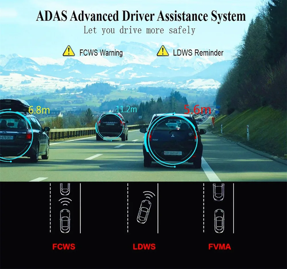 " ips Автомобильный видеорегистратор gps 4G Android навигация ADAS Full HD 1080P Dash камера двойной объектив Автомобильный видеорегистратор удаленный монитор