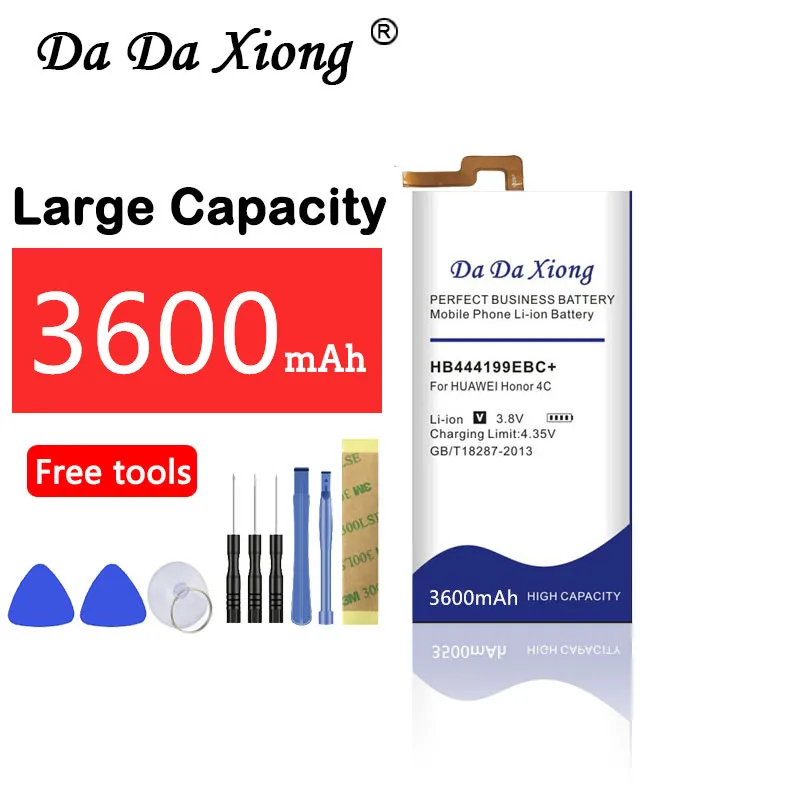 

Da Da Xiong 3600mAh HB444199EBC+ Battery for Huawei Honor 4C C8818
