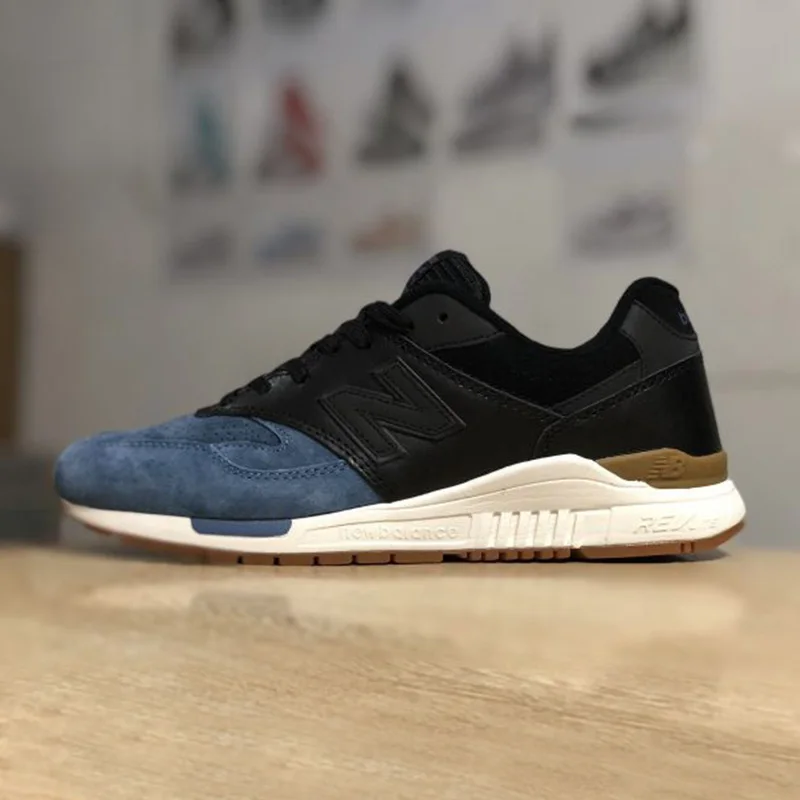 NEW BALANCE NB840 Мужская классическая обувь для бадминтона красная обувь на плоской подошве уличные кроссовки синяя черная обувь - Цвет: 840-2