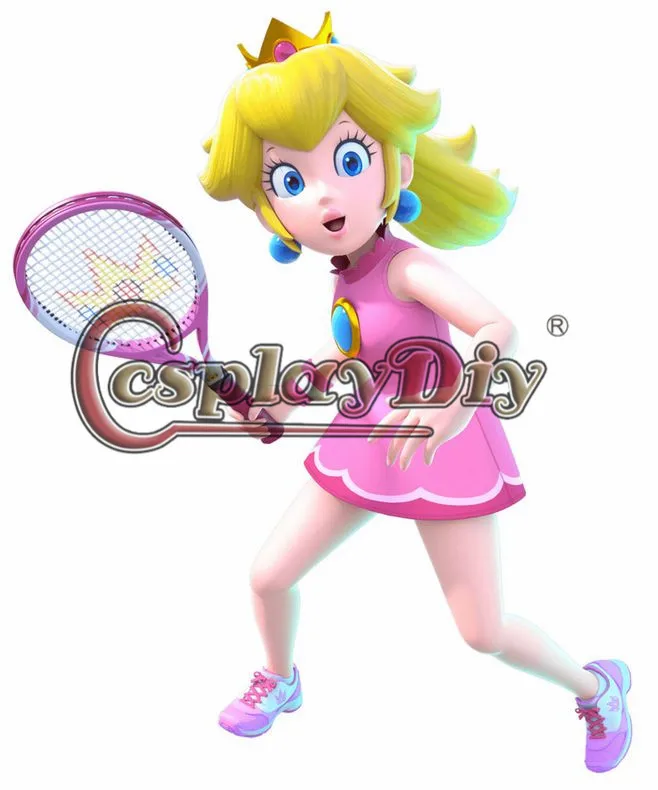 Косплей diy Mario Tennis Princess Peach Daisy Rosalina косплей костюм на Хэ...