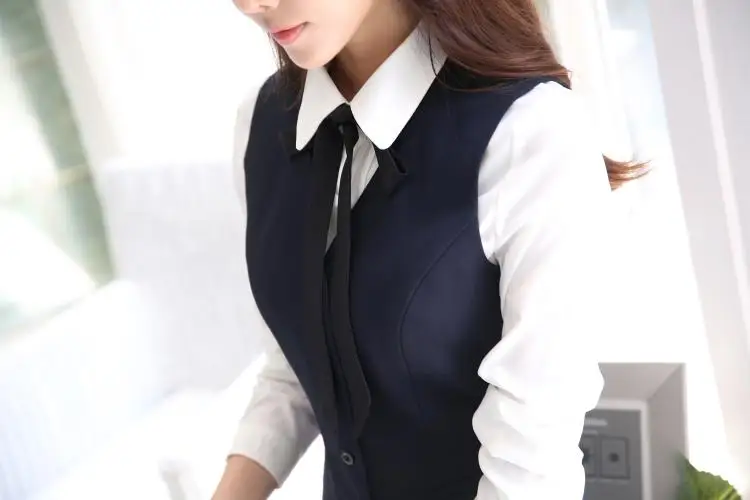 Большой размер 5XL короткий серый рабочий женский жилет с v-образным вырезом Черное короткое пальто в формальном стиле для женщин тонкий темно-синий жилет тонкий рабочий пиджак женский весенний