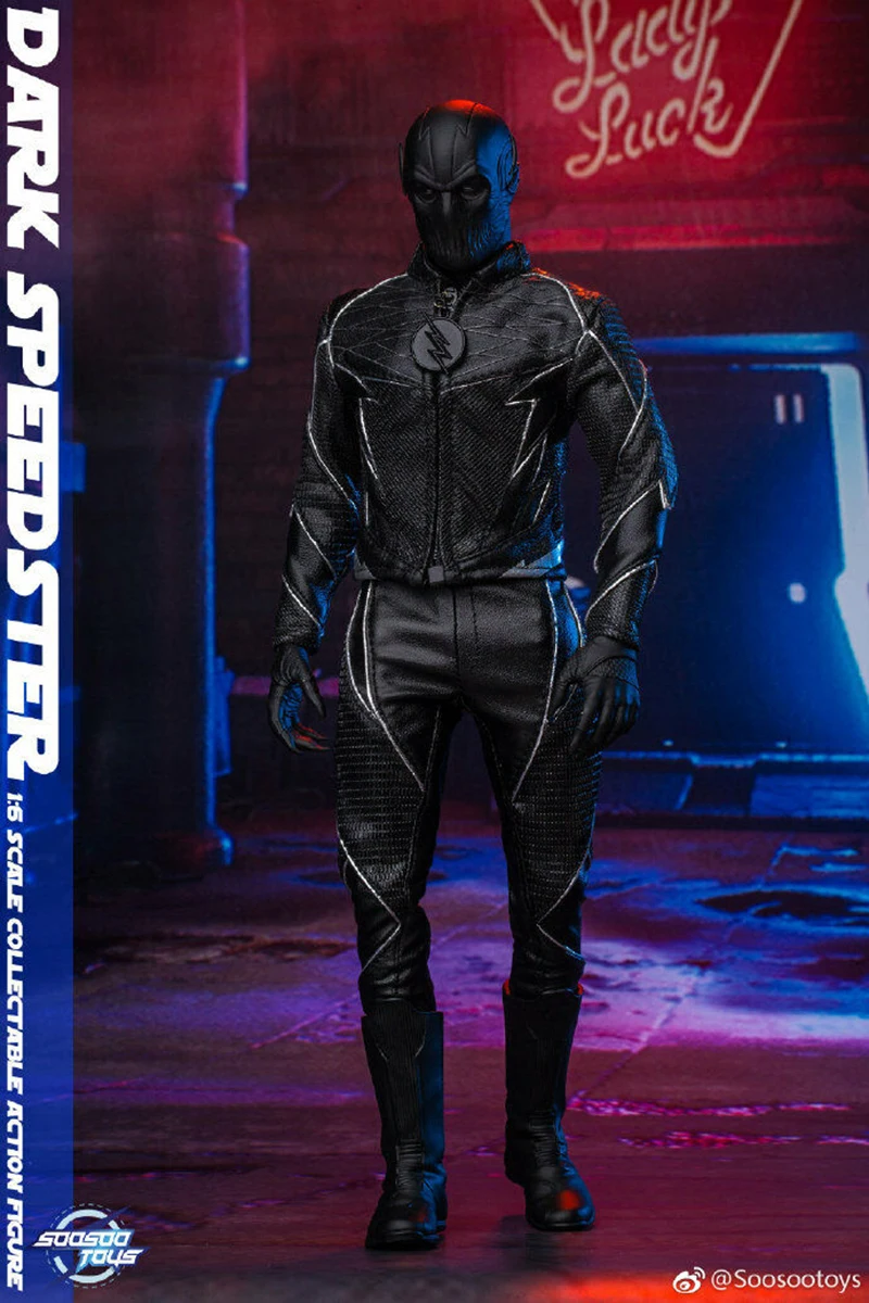 1/6 полный SetSoosootoys SST010 1/6 Темный Спидстер черная вспышка фигурка Box_Set игрушка фигурка для коллекции