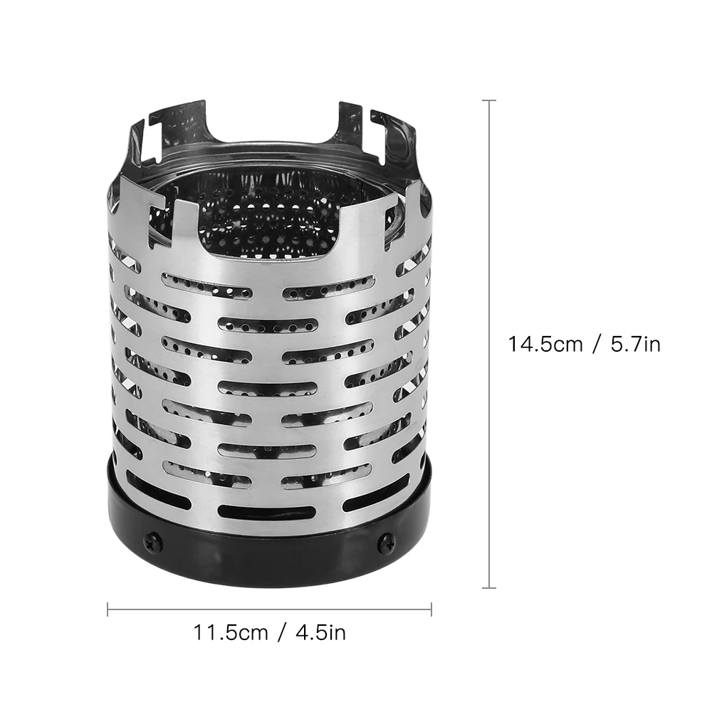 Portable Mini Outdoor Camping Warmer Heater Heating Stove Gas Burner Cap Cover 