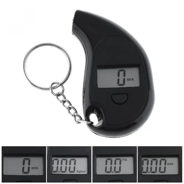Best Offers Mini Portable Electronic Digital Tire Gauge Air Pressure Gauge with Key Chain LCD Digital Display for Car Tire Best Offers Mini Portable Electronic Digital Tire Gauge Air Pressure Gauge with Key Chain LCD Digital Display for Car Tire