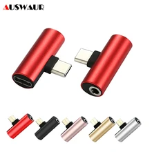 3,5 мм разъем Aux аудио зарядное устройство адаптер для Android телефон планшет тип-c до 3,5 мм тип-c наушники адаптер