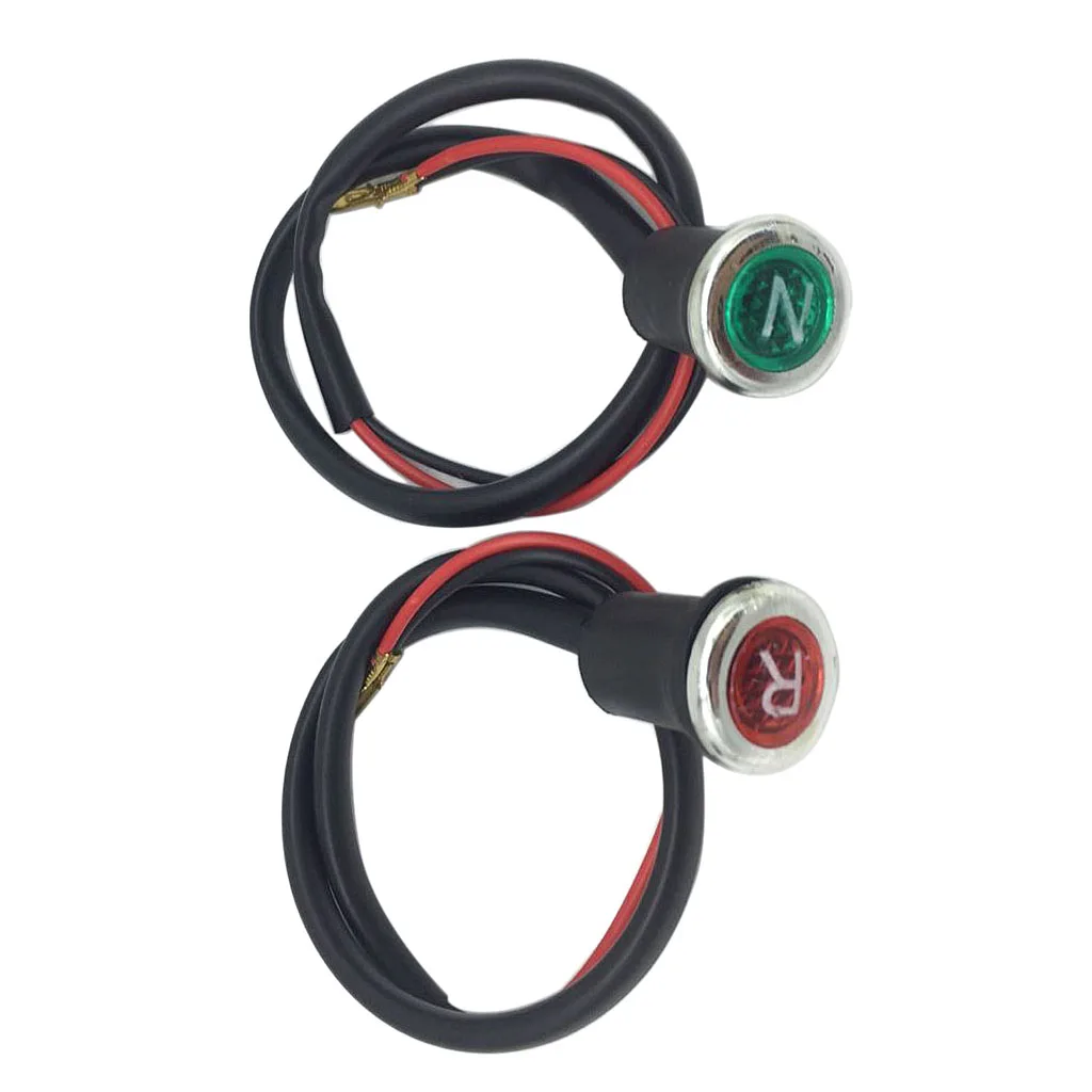 

Perfeclan 2 Pieces Neutral Reverse Light Gear Indicator Red Green Lighting for ATV 250cc 200 150 125 110 90