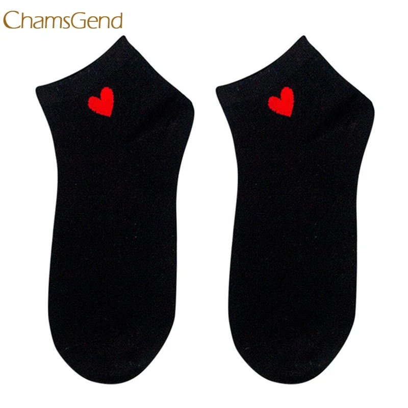 

Womens Sock Heart Ankle High Low Cut Cotton Socks 2019 Fashion 302510##418